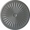 Ekena Millwork Leandros Ceiling Medallion (Fits Canopies up to 5"), 33 1/8"OD x 3 1/2"ID x 1 3/8"P, Platinum CM33LEPLS - alternate 1